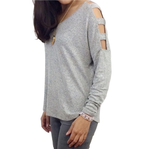 Silver Knit Top - Picture 5 of 8